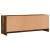 Comodă TV, stejar afumat, 102x30x37,5 cm, lemn prelucrat GartenMobel Dekor