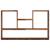 Raft de perete, lemn vechi, 99x15x60 cm, lemn prelucrat GartenMobel Dekor