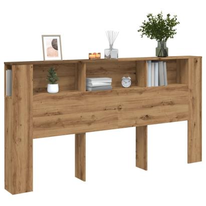 Tăblie pat/dulap lemn artizanal 200x18,5x102,5cm lemn prelucrat GartenMobel Dekor