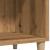 Dulap discuri stejar artizanal 84,5x38x89 cm lemn prelucrat GartenMobel Dekor