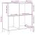 Dulap discuri stejar artizanal 84,5x38x89 cm lemn prelucrat GartenMobel Dekor