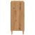 Dulap discuri stejar artizanal 84,5x38x89 cm lemn prelucrat GartenMobel Dekor