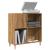 Dulap discuri stejar artizanal 84,5x38x89 cm lemn prelucrat GartenMobel Dekor
