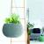 Ghiveci decorativ cu lant, rotund, verde, 23.9x16.1 cm, Splofy Bowl WS  GartenVIP DiyLine