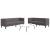 Set canapele Chesterfield cu 2 locuri, gri, piele eco. GartenMobel Dekor