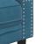 Set canapele Chesterfield perne rulou 3 piese albastru catifea GartenMobel Dekor