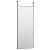 Oglindă pentru ușă, negru, 40x100 cm, sticlă și aluminiu GartenMobel Dekor