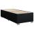 Pat box spring cu saltea, negru, 100x200 cm, textil GartenMobel Dekor