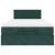 Cadru de pat otoman cu saltea verde închis 120x200cm catifea GartenMobel Dekor