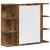 Set mobilier de baie, 4 piese, lemn vechi, lemn prelucrat GartenMobel Dekor