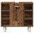 Set mobilier de baie, 3 piese, lemn vechi, lemn prelucrat GartenMobel Dekor
