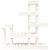 Suport pentru plante, alb,92x25x97 cm, lemn masiv de pin GartenMobel Dekor