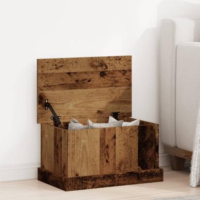 Cutie de depozitare lemn vechi 30x50x28 cm lemn prelucrat GartenMobel Dekor