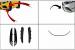 Kit Ornamente bara fata flapsuri si Lip Bara Fata Mercedes A-Class W177 V177 (04.2018-22) A35 Design Negru Performance AutoTuning