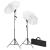 Kit studio foto cu fundal, lămpi și umbrele GartenMobel Dekor
