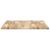 Blat de birou netratat, 80x70x2 cm, lemn masiv de acacia GartenMobel Dekor