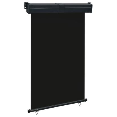 Copertină laterală de balcon, negru, 125 x 250 cm GartenMobel Dekor