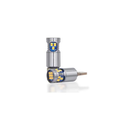 Bec T10 18SMD 2016 12V  Canbus 400 lumen  Lumina galbena  Cod: HH025 Automotive TrustedCars