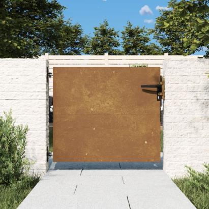 Poartă pentru grădină, 85x75 cm, oțel corten GartenMobel Dekor