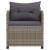 Set mobilier de grădină cu perne, 7 piese, gri, poliratan GartenMobel Dekor