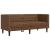 Set canapele Chesterfield cu 3 locuri, maro piele întoarsă eco. GartenMobel Dekor
