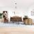 Set canapele Chesterfield cu 3 locuri, maro piele întoarsă eco. GartenMobel Dekor