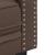 Set canapele Chesterfield cu 2 locuri, maro, piele eco. GartenMobel Dekor