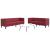 Set canapele Chesterfield cu 2 locuri roșu vin piele eco. GartenMobel Dekor