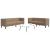 Set canapele Chesterfield cu 2 locuri, cappuccino, piele eco. GartenMobel Dekor