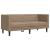 Set canapele Chesterfield cu 2 locuri, cappuccino, piele eco. GartenMobel Dekor