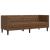 Set canapele Chesterfield cu 2 locuri, maro piele întoarsă eco. GartenMobel Dekor