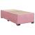 Pat box spring cu saltea, roz, 100x200 cm, catifea GartenMobel Dekor