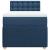 Pat box spring cu saltea, albastru, 100x200 cm, textil GartenMobel Dekor