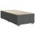 Pat box spring cu saltea, gri închis, 100x200 cm, textil GartenMobel Dekor