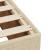 Pat box spring cu saltea, crem, 100x200 cm, textil GartenMobel Dekor