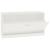Bancheta pantofar, alb extralucios, 80x24x45 cm, lemn compozit GartenMobel Dekor
