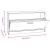 Bancheta pantofar, alb extralucios, 80x24x45 cm, lemn compozit GartenMobel Dekor