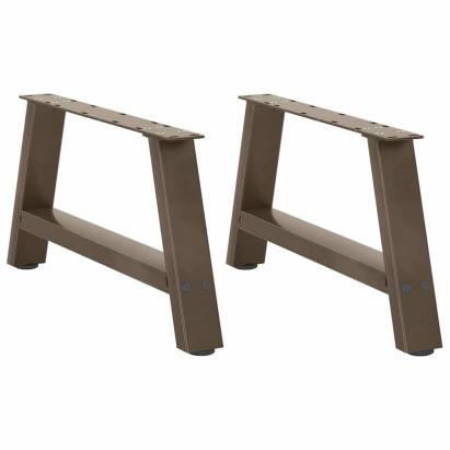 Picioare măsuță de cafea în formă A 2 buc 70x(30-31) cm oțel GartenMobel Dekor