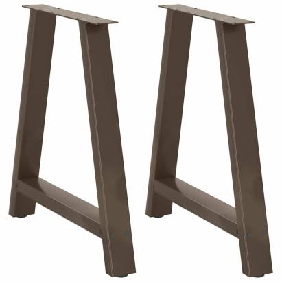 Picioare măsuță de cafea în formă de A 2 buc 70x(72-73) cm oțel GartenMobel Dekor
