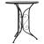 Masă de bistro mozaic, gri, 60 cm, ceramică GartenMobel Dekor