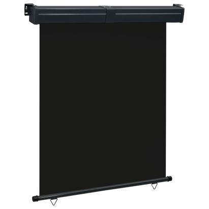Copertină laterală de balcon, negru, 145x250 cm GartenMobel Dekor