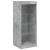 Servantă cu lumini LED, gri beton, 41x37x100 cm GartenMobel Dekor