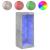 Servantă cu lumini LED, gri beton, 41x37x100 cm GartenMobel Dekor