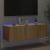 Comodă TV de perete cu lumini LED, stejar sonoma, 100x35x31 cm GartenMobel Dekor