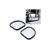 Oglinzi  unghi mort  cu rotatie 360° Premium  Cod: 3R-065 Automotive TrustedCars