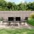 Set mobilier de grădină cu perne, 7 piese, poliratan și oțel GartenMobel Dekor