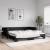 Pat de zi cu extensie, negru, 100x200 cm, textil GartenMobel Dekor