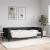 Cadru de pat, negru, 100 x 200 cm, material textil GartenMobel Dekor