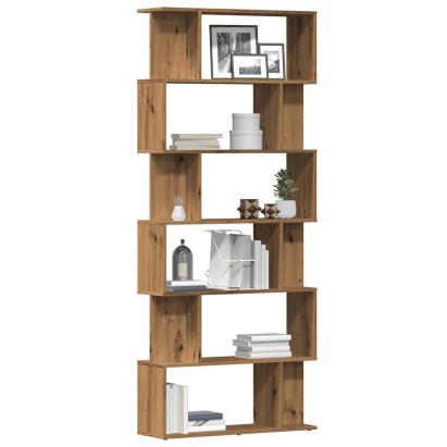 Dulap cu cărți Artisan Stejar 80x24x192 cm Lemn prelucrat GartenMobel Dekor