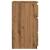 Noptiere, 2 buc., stejar artizanal 40x35x62,5 cm lemn prelucrat GartenMobel Dekor